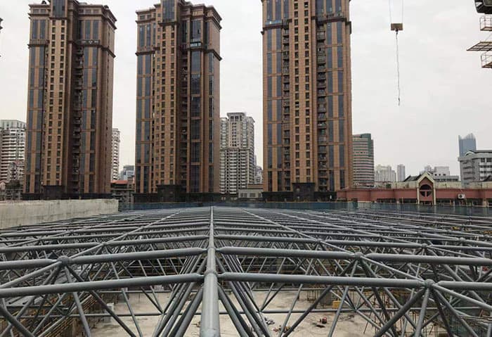 海北螺栓球网架结构